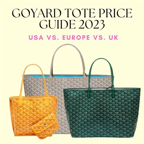 belvedere goyard price|goyard bag price 2023.